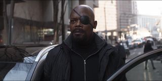 Samuel L. Jackson as Nick Fury in Avengers: Infinity War