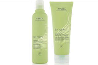 Aveda Be Curly Shampoo, £20.50, and Aveda Be Curly Conditioner