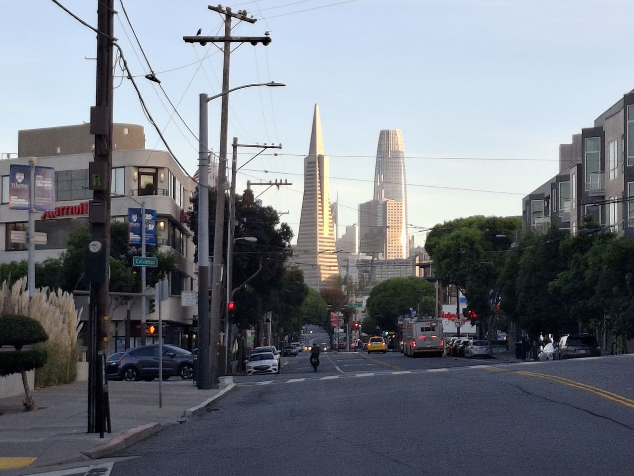 Transamerica building zoom photo by Galaxy A35