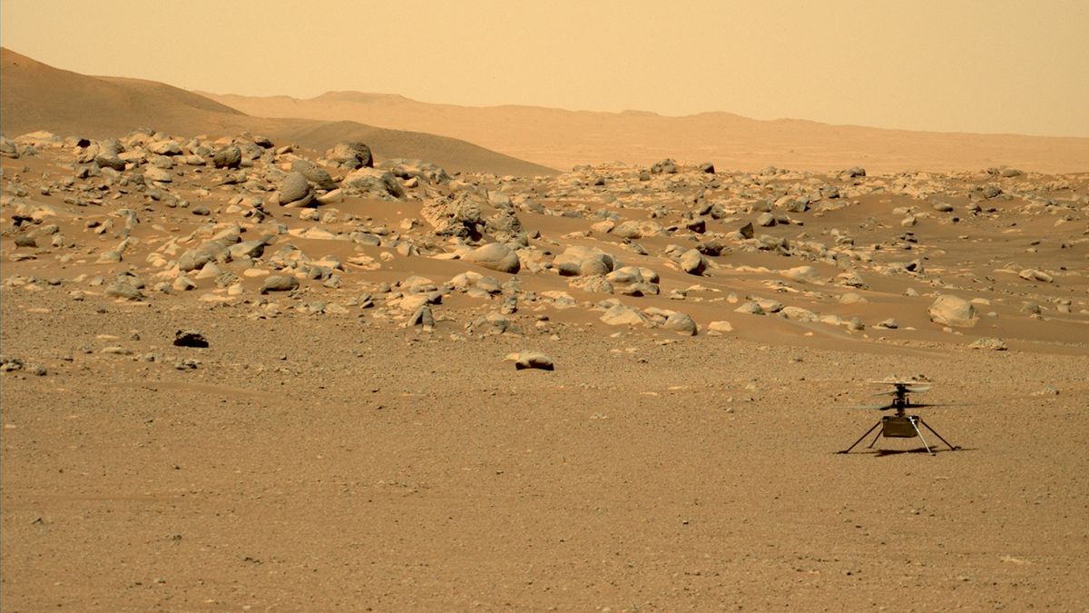 NASA temporarily grounding Mars helicopter Ingenuity to wait for dust to clear