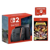Nintendo Switch 2 + Donkey Kong Bananza + Switch Online + 256GB microSD Express card