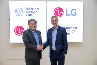 LG and Marriott International team up to improve hotel experiences.