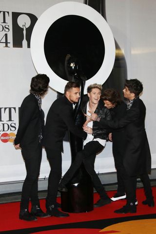 One Direction at the Brit Awards 2014