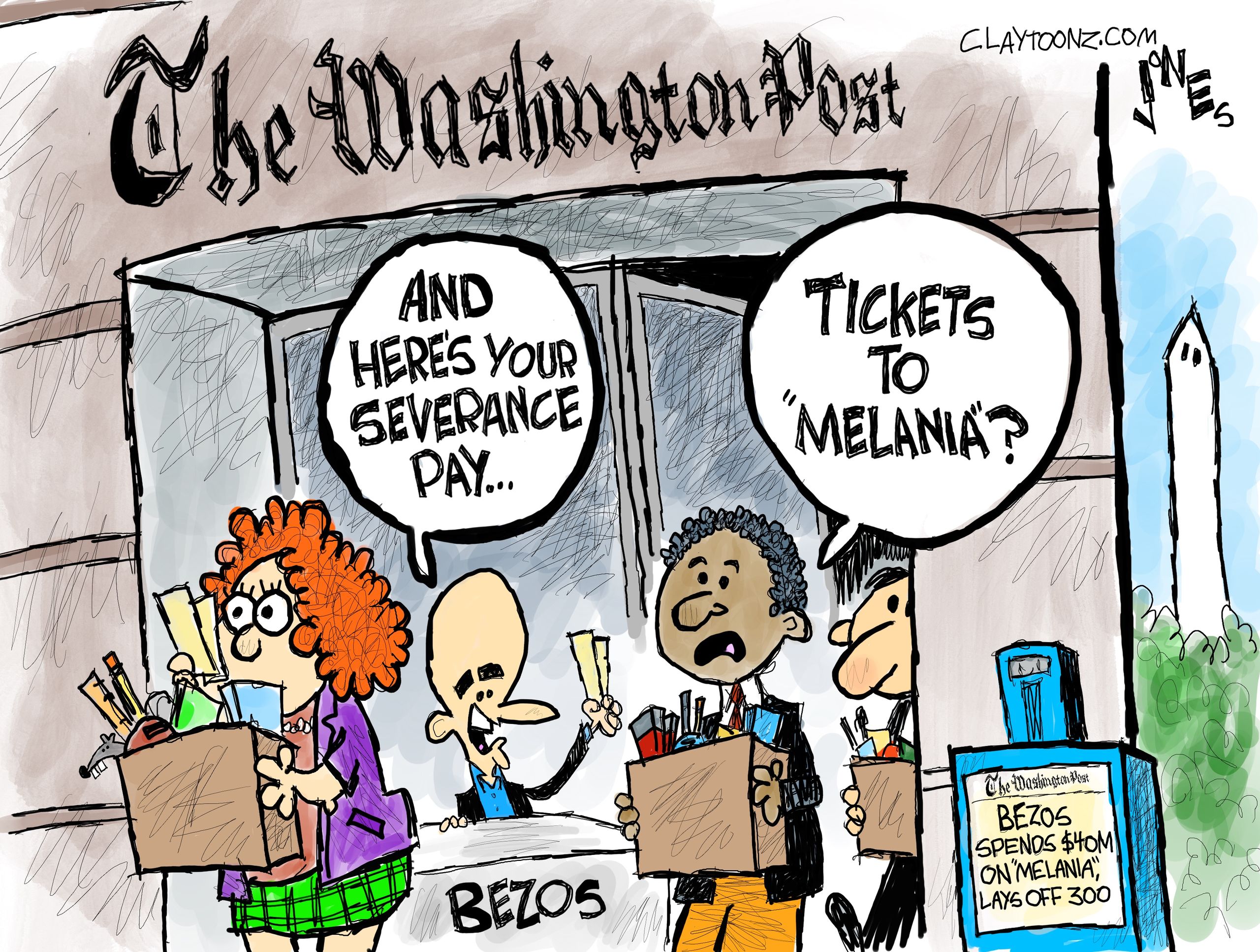 Political cartoons for February 6