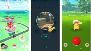 Pokemon Go catch Ash Hat Pikachu