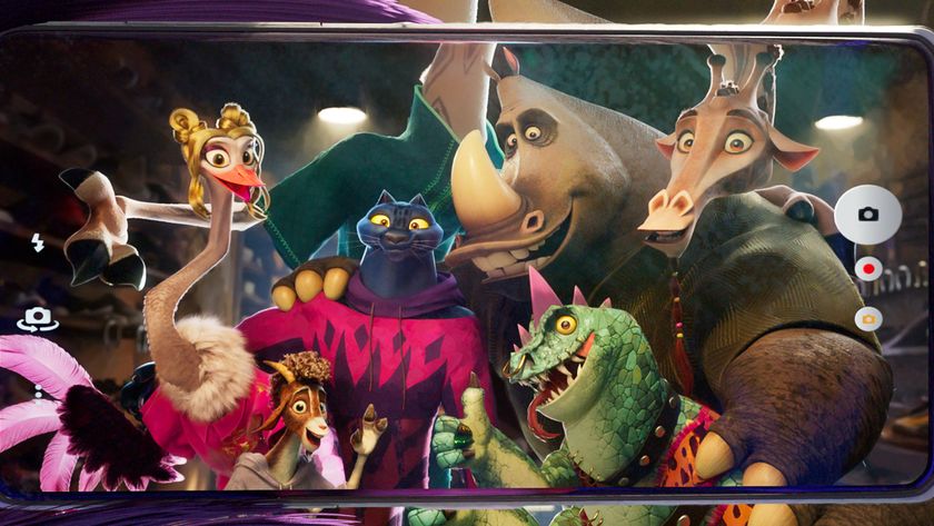 Team gathers together for a selfie in Goat 