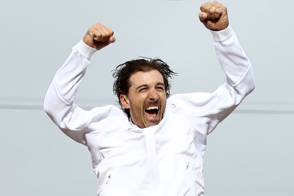 Fabian Cancellara (Switzerland) won gold in the time trial in the Rio Olympic Games