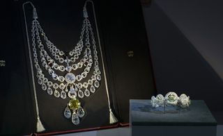 The Maharaja of Patiala's necklace and bracelet