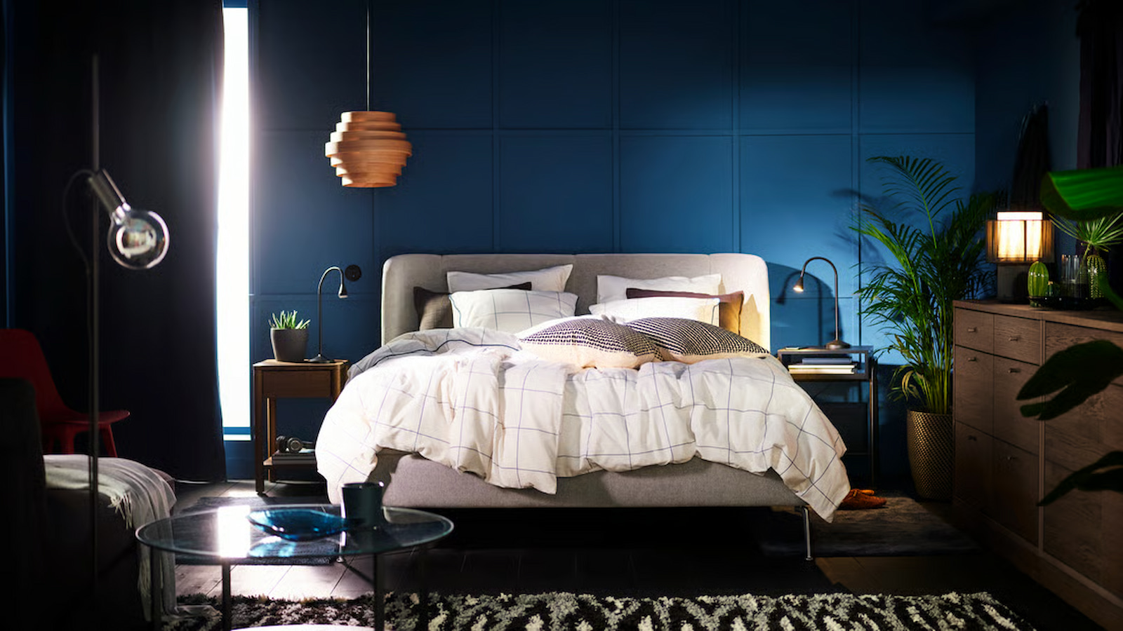 A bed from IKEA