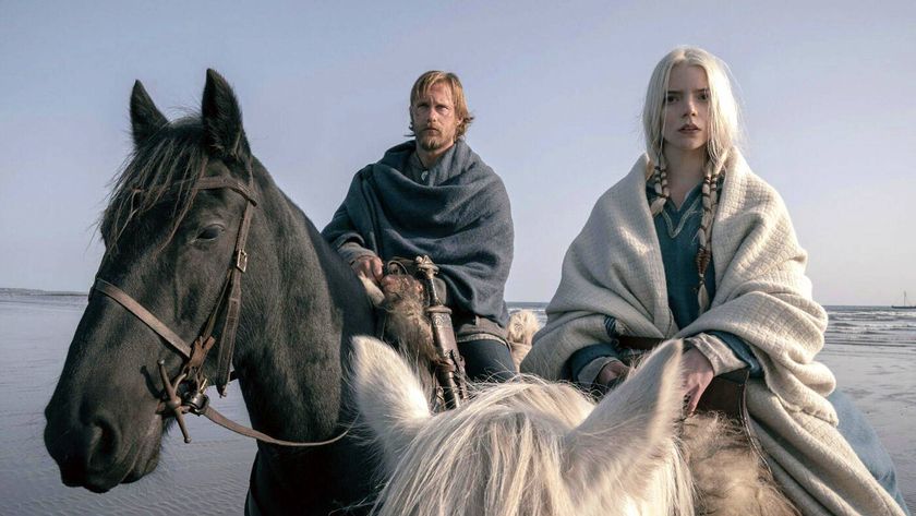 Alexander Skarsgård and Anya Taylor-Joy in &quot;The Northman&quot; movie (2022)