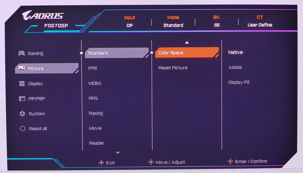 Gigabyte Aorus FO27Q5P