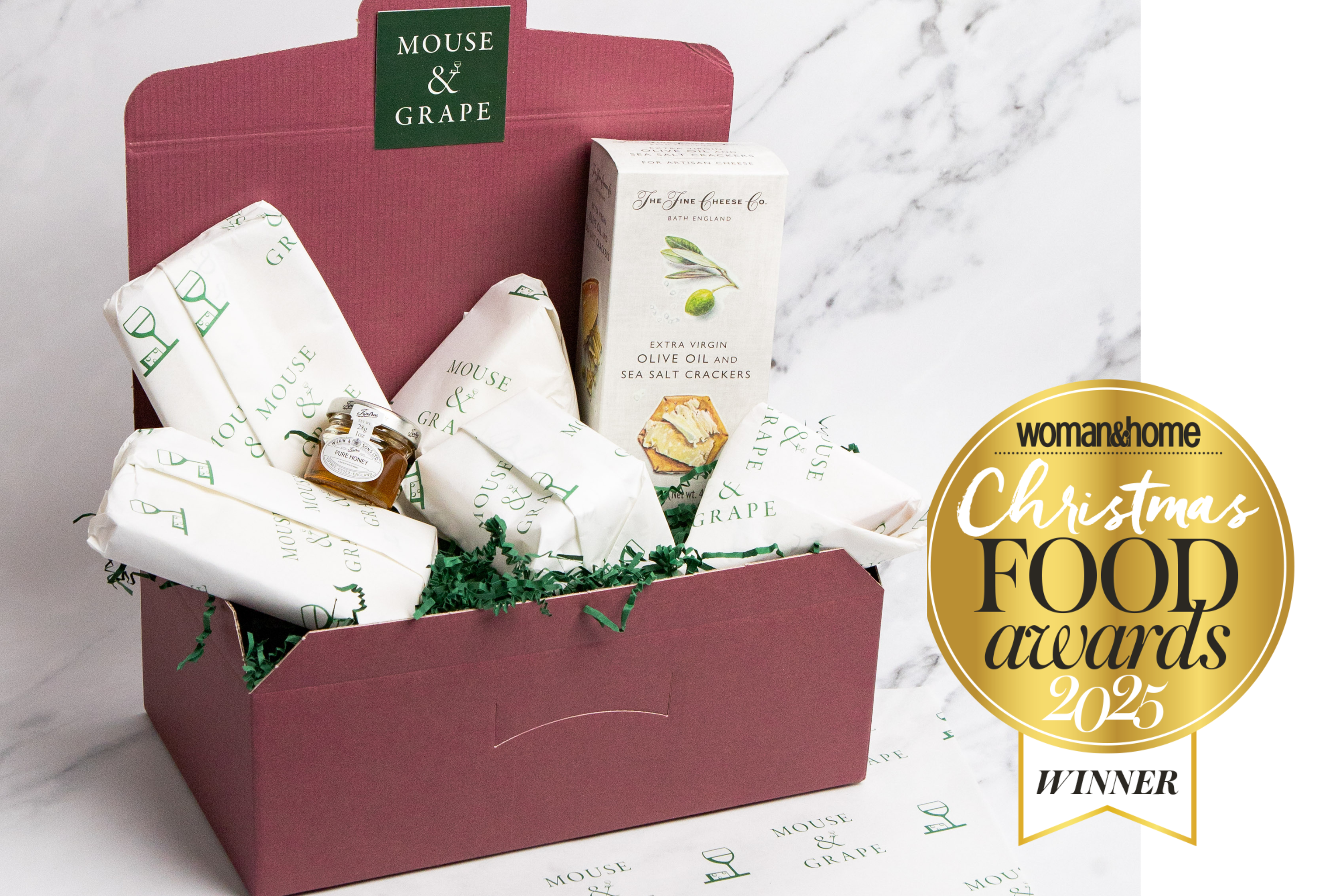 The Ultimate European Cheese Hamper, Mouse &amp;amp; Grape