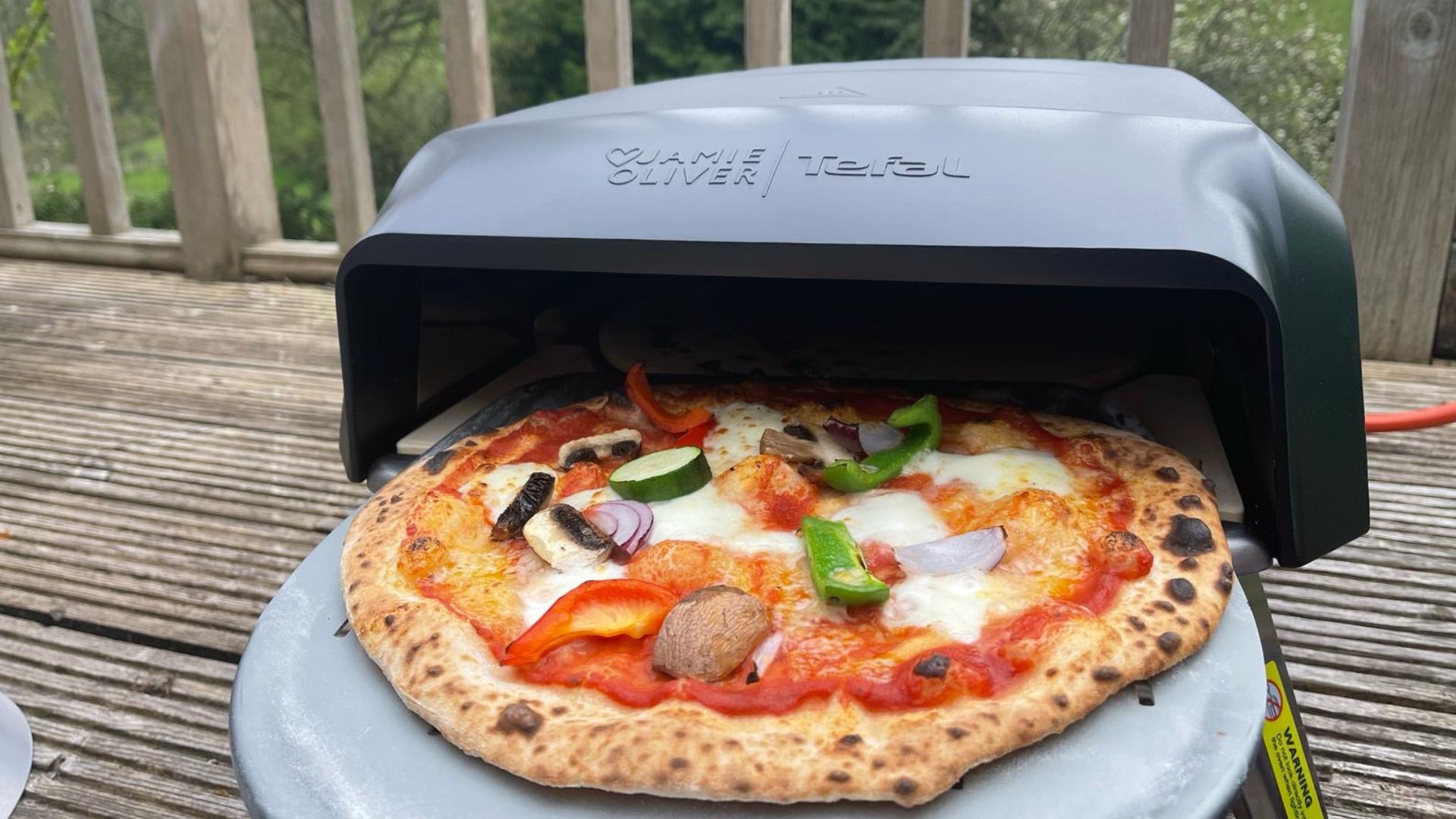 Tefal Jamie Oliver by Tefal JM4168G1 Stone-bake Pizza Oven