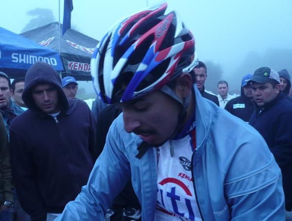 Federico Ramirez is ready to roll the tricky downhill