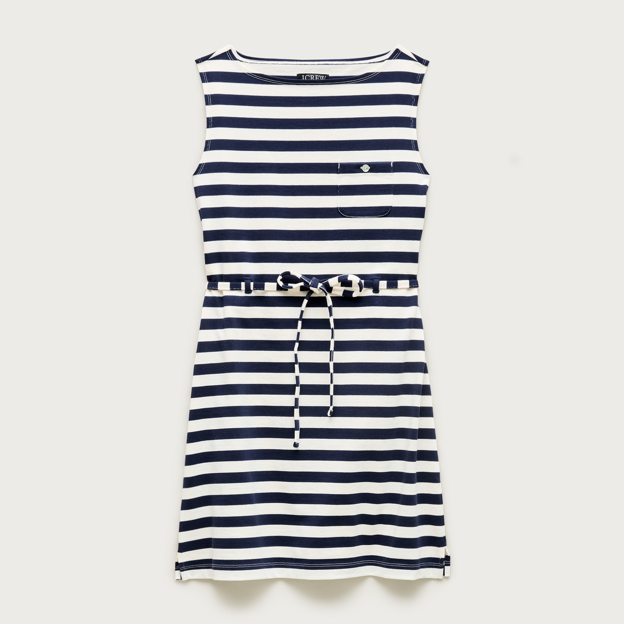 Vintage Jersey Mini Dress in Stripe