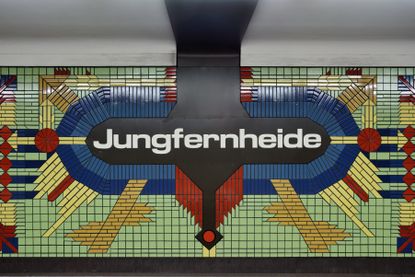 Tileworks inside Jungfernheide station as seen in the U-Bahn architecture map