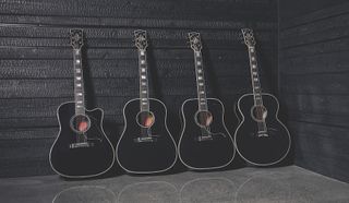Gibson's Custom Ebony Series guitars