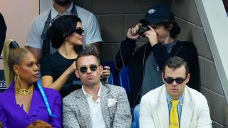 Kylie Jenner and Timothee Chalamet at the U.S. Open.