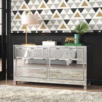 Willa Arlo Interiors Fairgrove 6 Drawer 60'' W Double Dresser | Wayfair