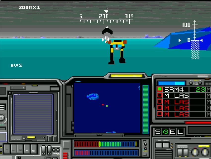 Battletech, aka Mechwarrior, for the X68000 Japanese PC
