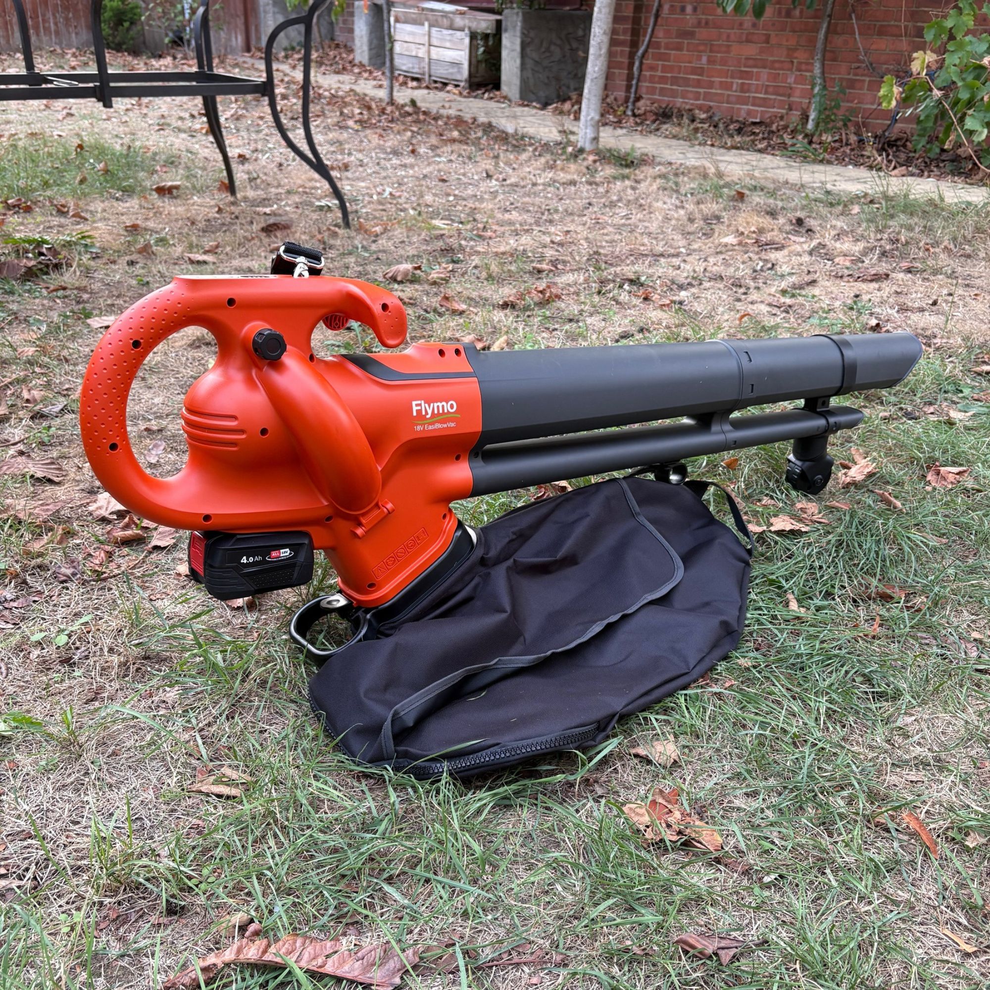 FLYMO EasiBlowVac Cordless Garden Vacuum &amp; Leaf Blower