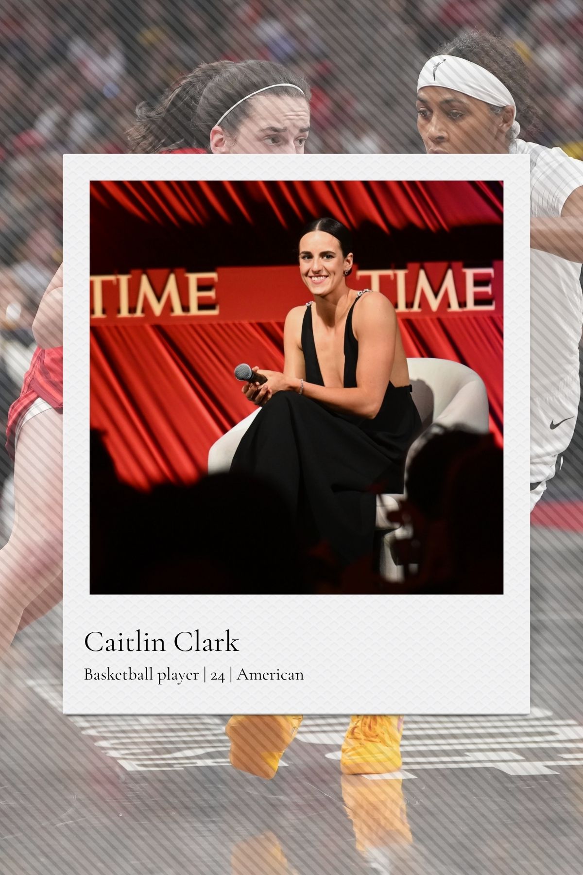 Basketball player Caitlin Clark
