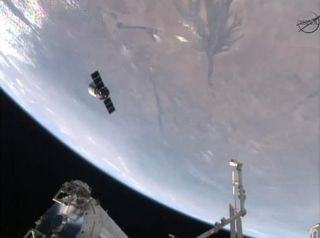 Cygnus Spacecraft After Release by the ISS