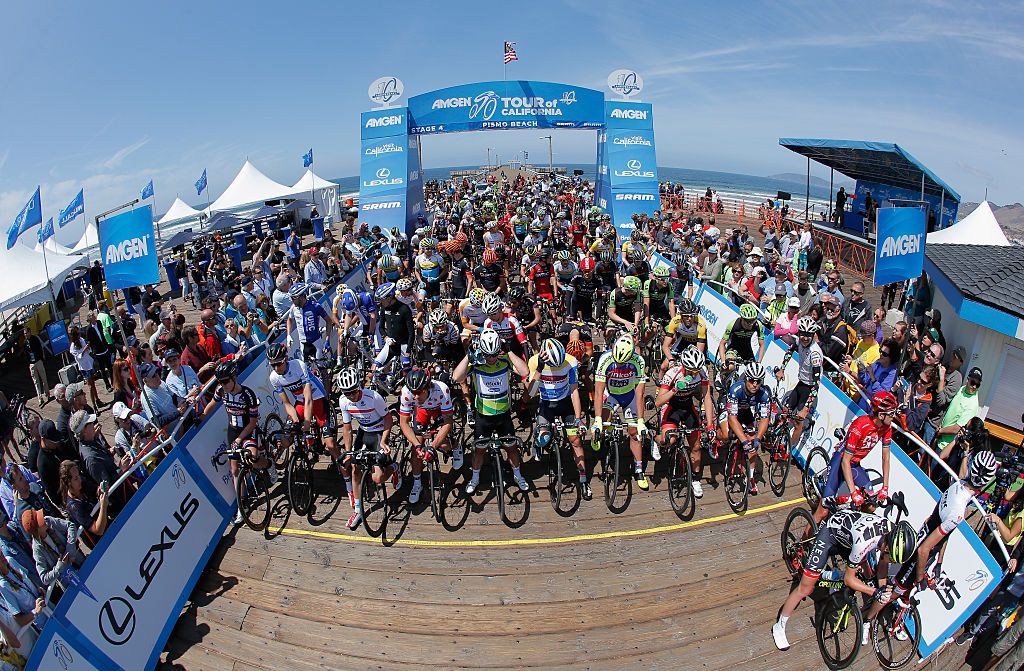 2015 Tour of California on the Pacific coast