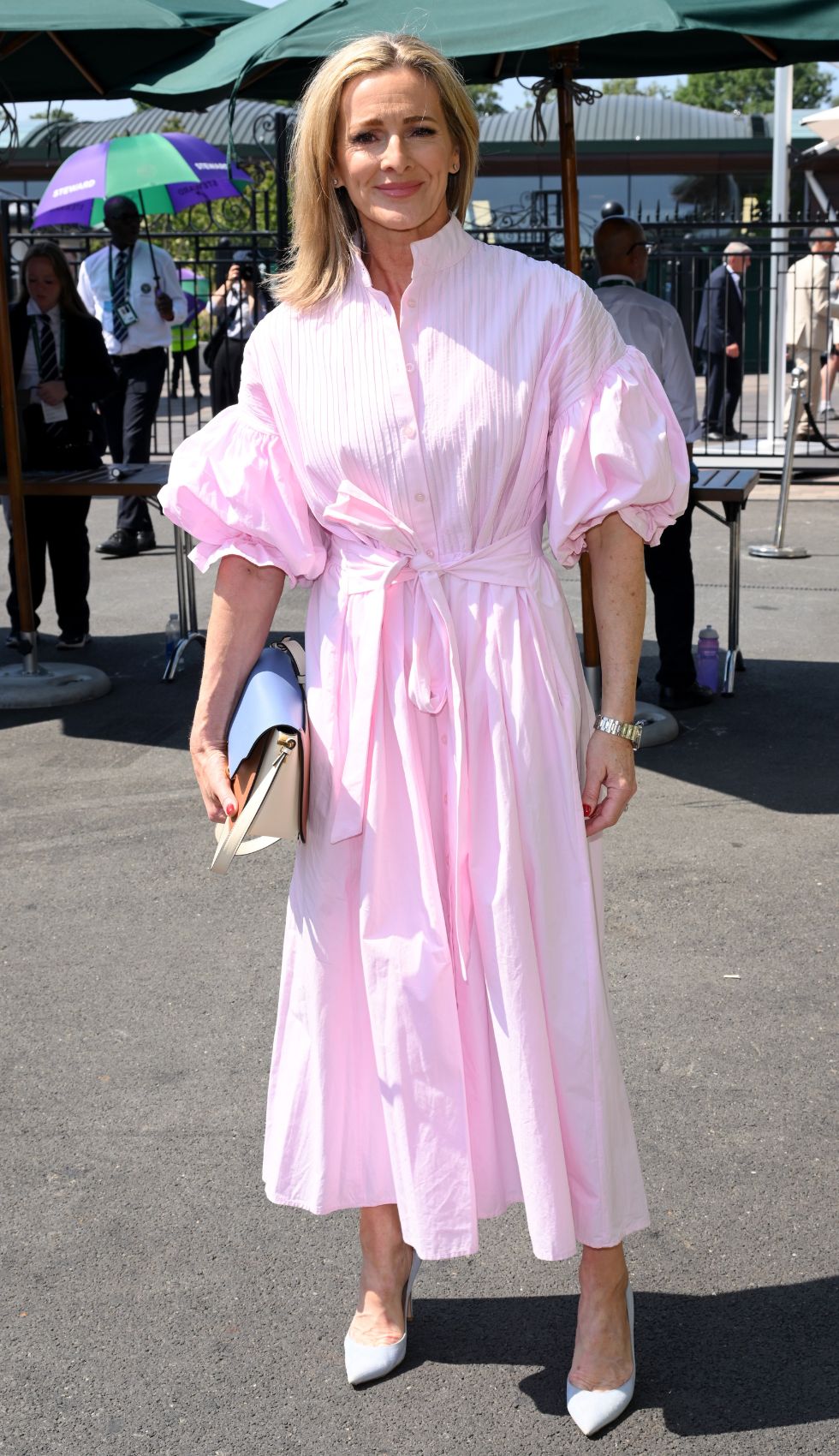 Image of Gabby Logan at Wimbledon