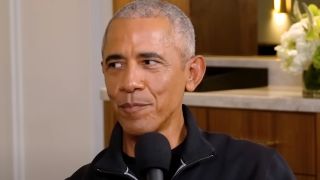 Barack Obama talking about the All-Star Game to Tyrese Haliburton