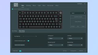 A screenshot of the downloadable Epomaker Driver software for the Epomaker TH80 Pro mechanical keyboard, taken on a Mac