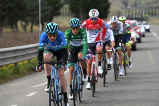 This is the break of the day at Tirreno-Adriatico