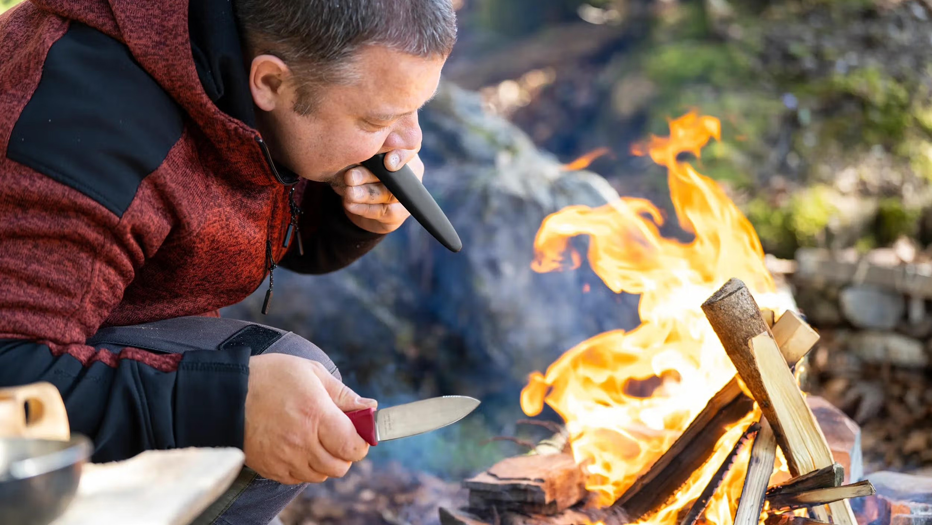 Victorinox Venture knife in use