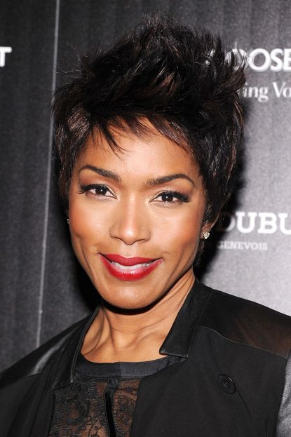 Angela Bassett's Spiky Texture