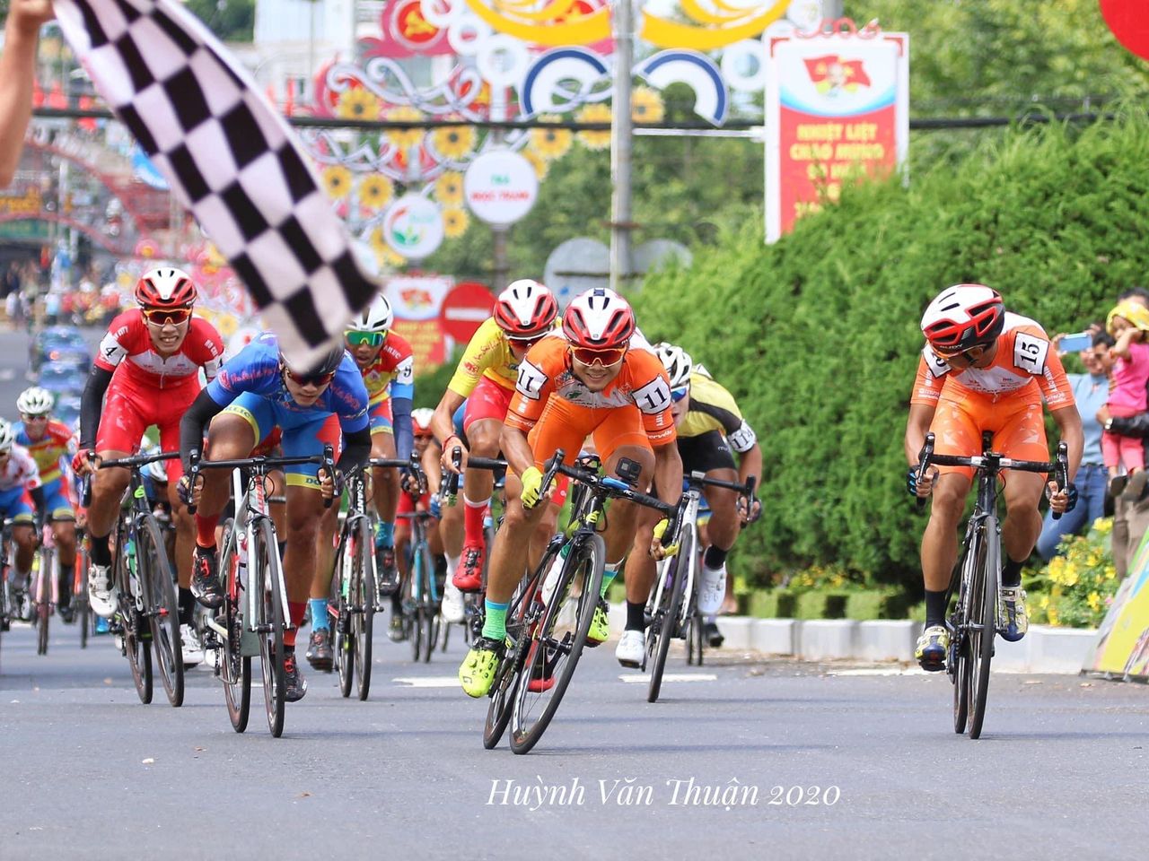 The sprint for the line