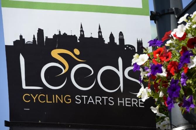 Leeds has its own Tour logo