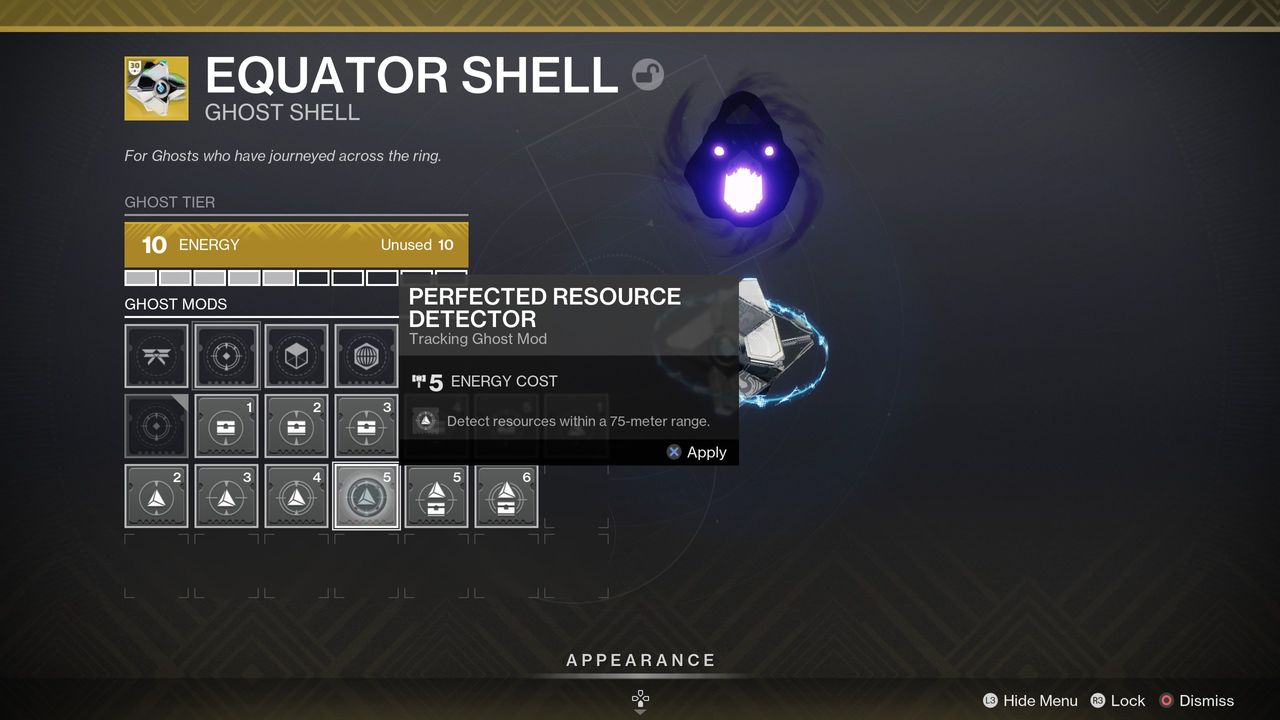 Destiny 2 Cloud Accretions - Resource Finder mod