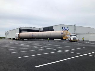 The Atlas V rocket that will launch Boeing's Crew Flight Test arrived on Florida's Space Coast by boat on June 20, 2021 and was offloaded a day later.