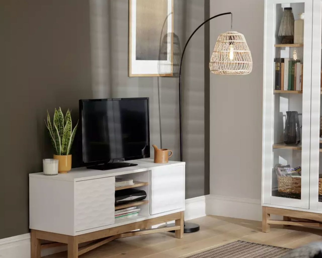 Argos Home Zander Textured TV Unit