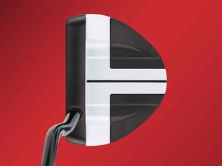 Odyssey Works V-Line putter at address