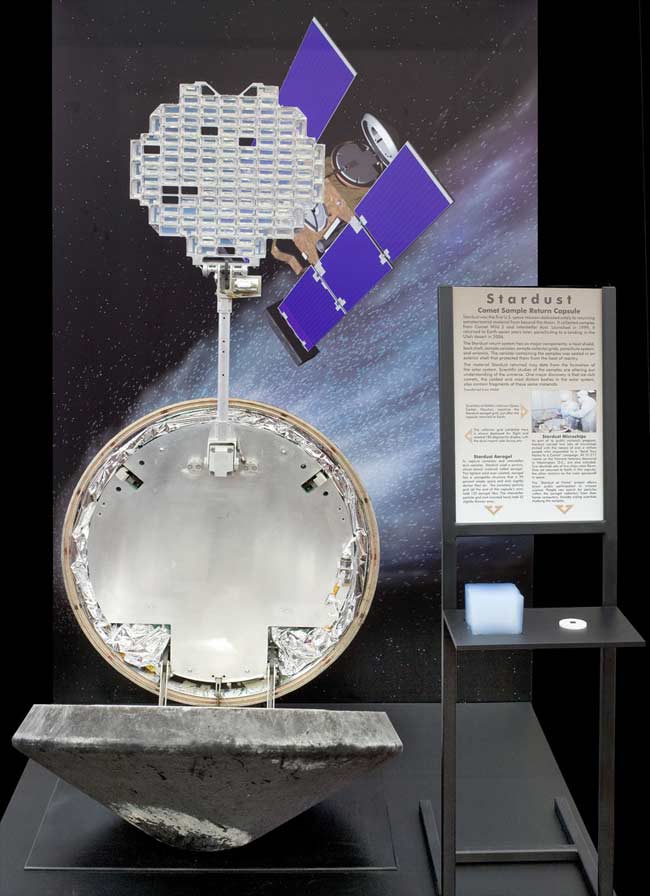 Comet Capture Capsule Goes On Display