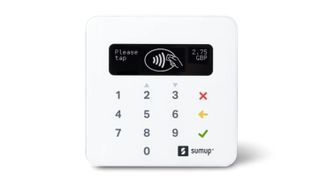 Product shot of SumUp Card Reader - one of the best credit card reader for small business
