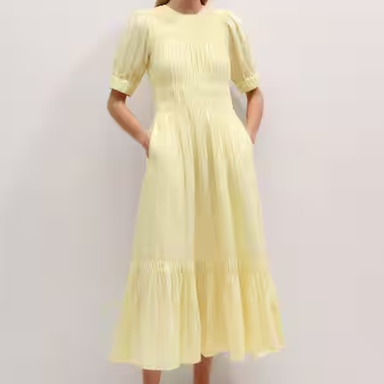 ME+EM Gather Detail Dress