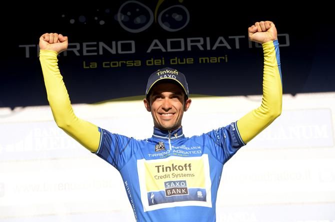 Alberto Contador (Tinkoff-Saxo) winner of Tirreno-Adriatico