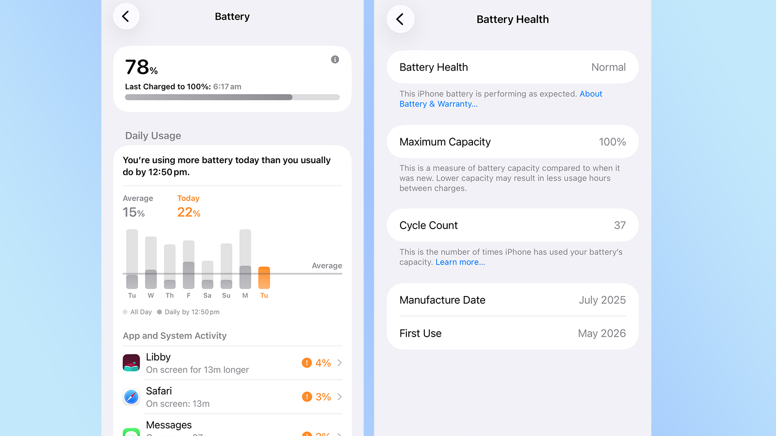 iPhone 17 Pro Max battery life