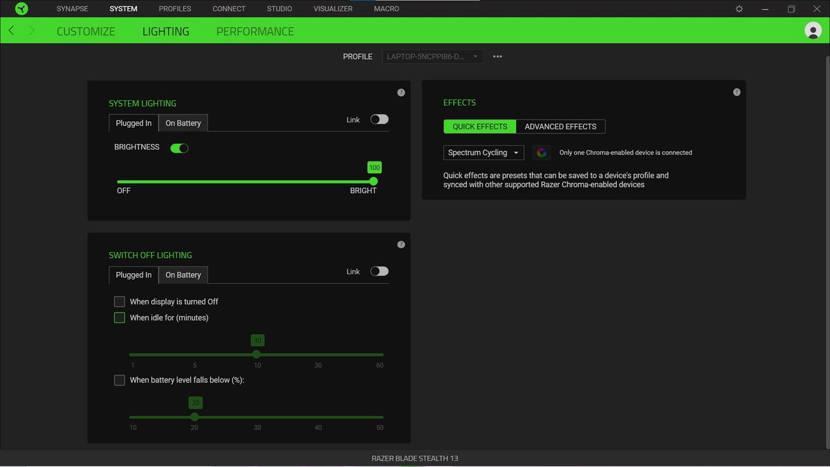 Razer Blade Stealth 13 (Late 2020)