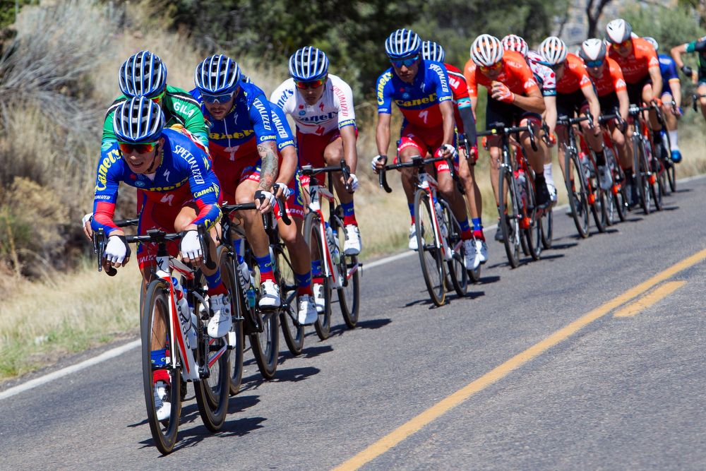 Canel's Specialized ride the front during stage 2 at Tour of the Gila