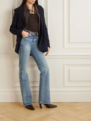 Joan High-Rise Straight-Leg Jeans