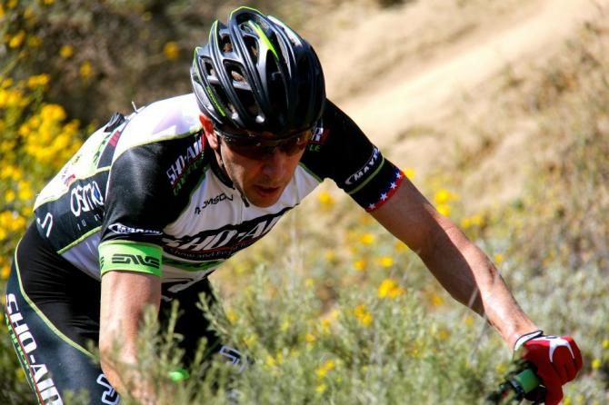 Jeremiah Bishop (Sho-Air/Cannondale) off the front