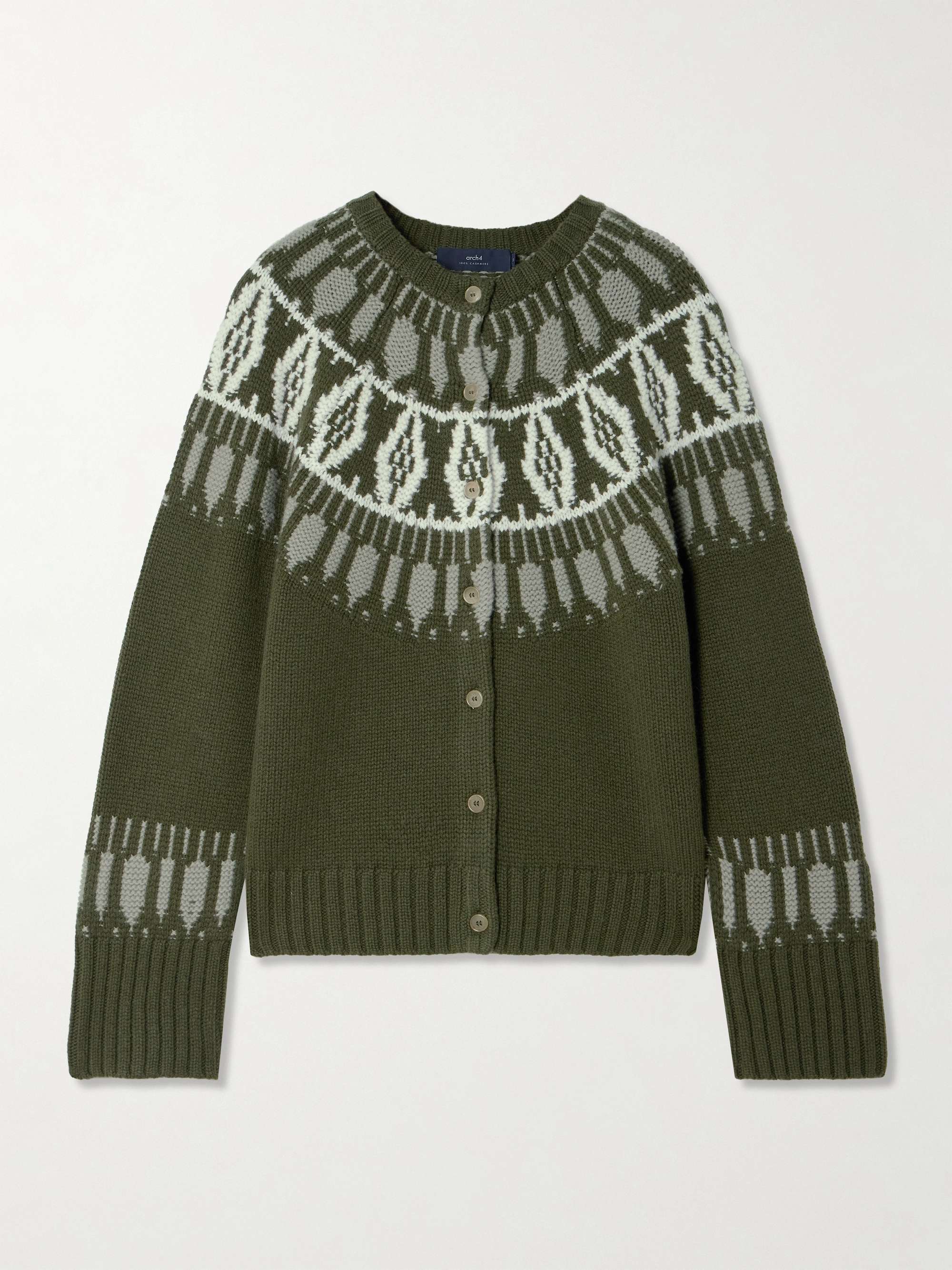 Aspen Fair Isle Cashmere Cardigan
